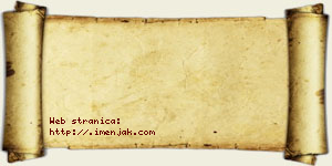 Julija Nedić vizit kartica